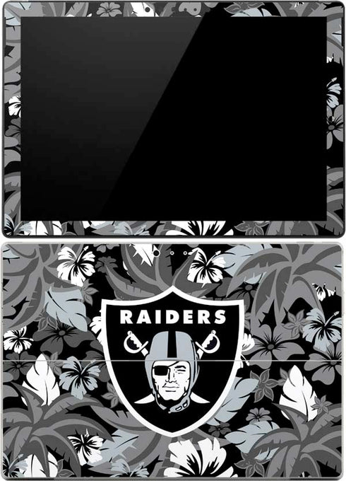 NFL Las Vegas Raiders Tropical Print Surface Pro (2017) Skin